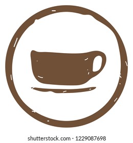 Cup icon vector illustration on white background. EPS 10