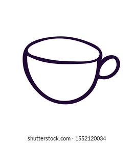 Cup icon vector illustration on white background. EPS 10