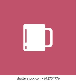 cup icon. vector sign symbol on white background