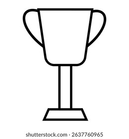 Cup icon vector. Trophy illustration sign . champions symbol. Win logo.
