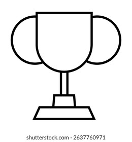 Cup icon vector. Trophy illustration sign . champions symbol. Win logo.