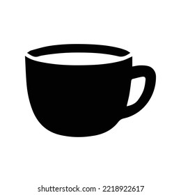 Cup icon with white background