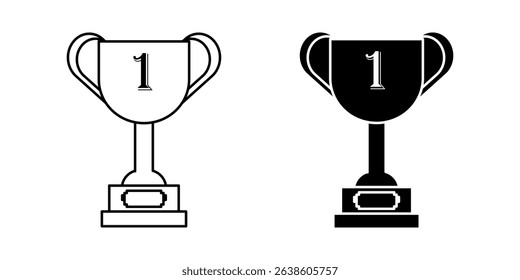 cup icon white on background