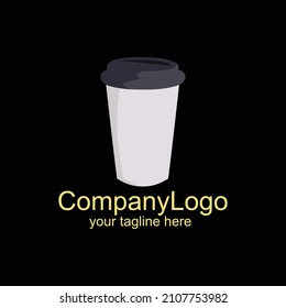 cup illustration for logo and design