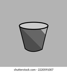Cup illustration, Cup vector illustration