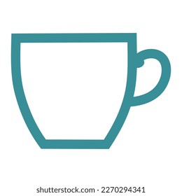diseño de ilustración de icono de imagen de taza