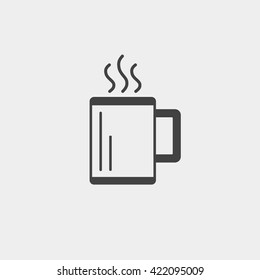 Cup isolated icon vector illustration. Simple icon.