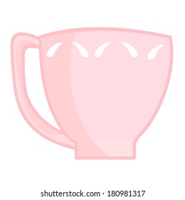 cup isolated illustration on white background