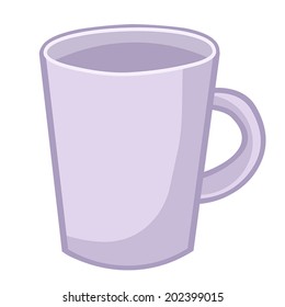 cup isolated illustration on white background