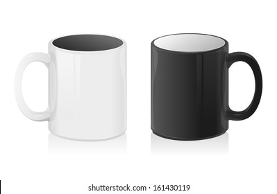 Cup isolated on white background