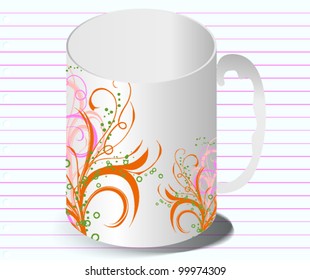 cup isolated on white background