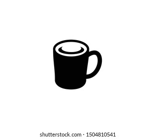 Cup isolated vector icon. Cup vector illustration