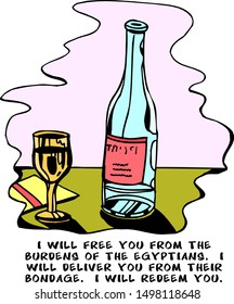 Cup of life and a bottle of holy water.
