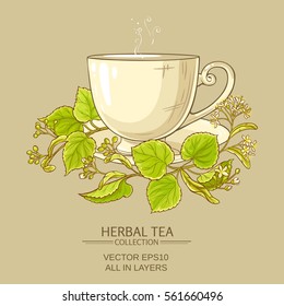 cup of linden tea