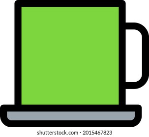 Diseño de icono de vectores rellenado de la línea de la copa
