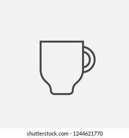 Cup line icon
