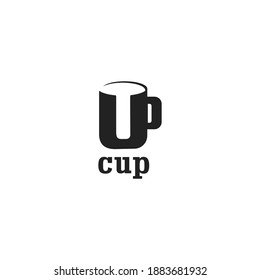 Cup logo abstract design vector illustration