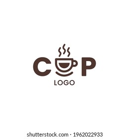 Cup Logo. Awesome Cup Logo. Creative Cafe Logo. Coffee Logo