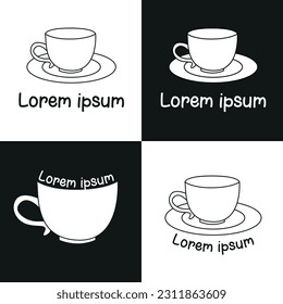 Cup logo for coffee shop