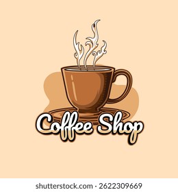 Cup Logo logo for coffee shops and cafes