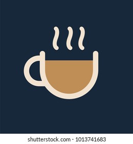 cup logo, coffee, tea