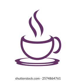 Cup logo design, ideal for restaurants or service industries.