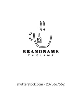 cup logo design template icon modern vector