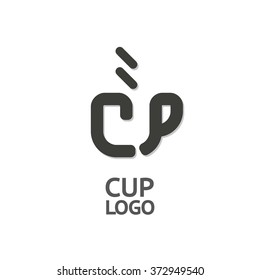 Cup logo designs. CUP  logo template. 