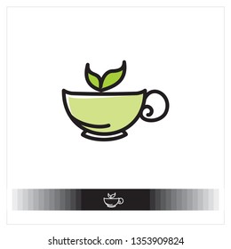cup logo icon. EPS 10