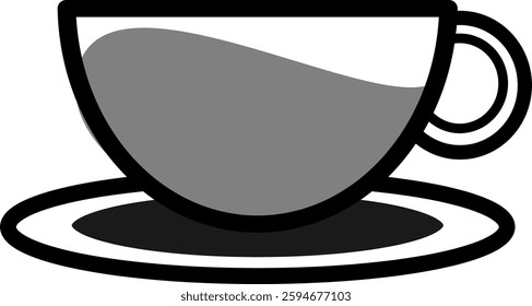 cup logo or icon that can be used for application design, web and several other needs
