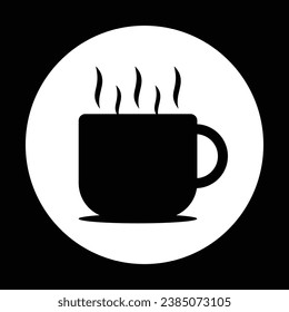 Cup logo simple concept vector