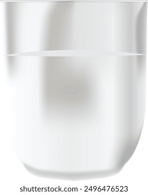 a cup of milk clipart or illustration isolated on white background. a cup of milk png.	
