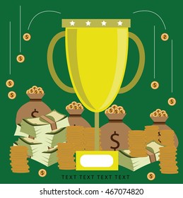 cup and money prize
