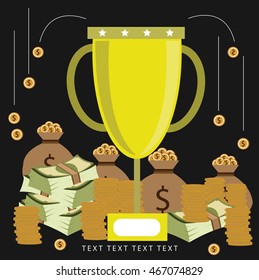 cup and money prize