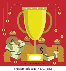 cup and money prize