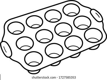 Muffin Pan Images, Stock Photos & Vectors | Shutterstock