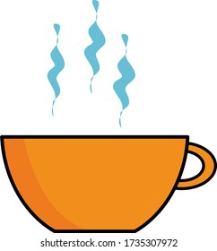 taza de café caliente, té, etc. 