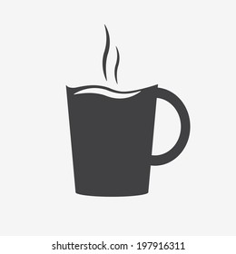 Cup (mug) of hot drink (coffee, tea etc)
