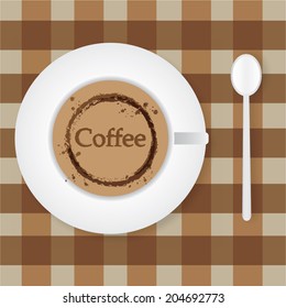 Cup (mug) of hot drink (coffee, tea etc)