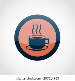 Cup (mug) of hot drink (coffee, tea etc)