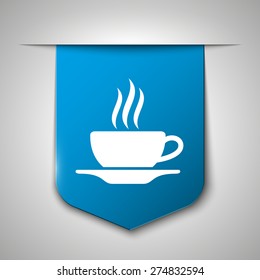 Cup (mug) of hot drink (coffee, tea etc)