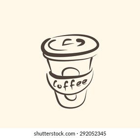Cup (mug) of hot drink (coffee, tea etc)