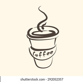 Cup (mug) of hot drink (coffee, tea etc)