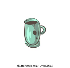 Cup (mug) of hot drink (coffee, tea etc)