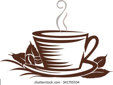 Cup (mug) of hot drink (coffee, tea etc)