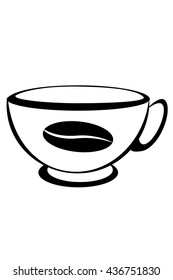 Cup (mug) of hot drink (coffee, tea etc)