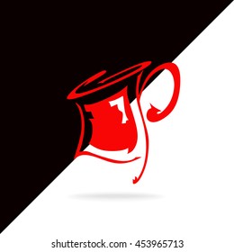 Cup (mug) of hot drink, coffee, tea etc
