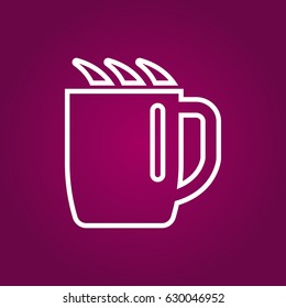 Cup (mug) of hot drink (coffee, tea etc)