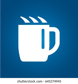 Cup (mug) of hot drink (coffee, tea etc)