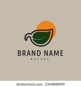 a cup of nature, this logo is most suitable for projects that related to coffee and tea with organic ingridients. 